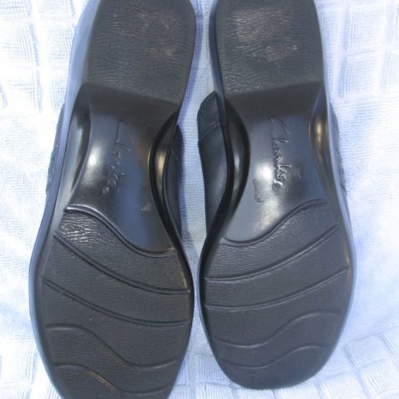 Clark's Bendables Mule Leather shoes 11M - Picture 10 of 10
